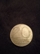 Moneta 20 złotych prl