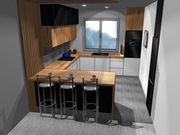 Projekt kuchni 3D wizualizacja kuchnie na wymiar p