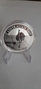 Australijski Emu 1 uncja srebra 2021
