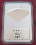 10 zł EXPO 2005 Gr. PR68, srebro 925 z 2005r.