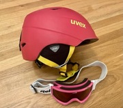 Kask UVEX Airwing 2 + gogle Rebell