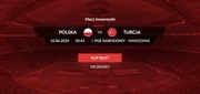 Bilet-y na mecz Polska - Turcja - Warszawa - 10.06