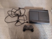 PS3 SUPER SLIM 500 GB + PAD. Uszkodzona 