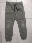 Spodnie joggery,  r 140, długość całkowita 83cm,