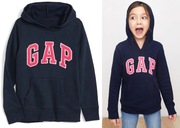 GAP granatowa bluza kangurka z logo 13 14 lat