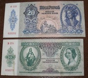 Węgry 10, 20 pengo 1936 - 1941