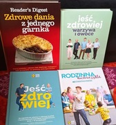 KSIĄŻKI KUCHARSKIE,JEŚĆ ZDROWIEJ,RODZINNA KUCHNIA 