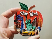 Magnes na lodówkę 3D USA Nowy Jork jabłko