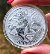 Srebrna moneta Bogowie Olimpu Afrodyta 2022, 1oz