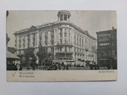 Hotel Bristol,napis rosyjski,Warszawa,1915