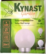 Solarna lampa kula mleczna do ogrodu  