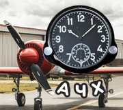 Radziecki zegar lotniczy ACzH   STAN - IGLA!  A4X