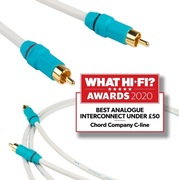 Chord C-LINE Interkonekt 1m RCA/RCA