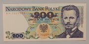 Banknot PRL 200 zł. 1979 r. seria BH  L5 rzadki