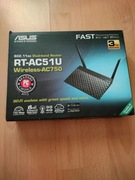 Asus RT-AC51U Wireless-AC750 - 2,4/5 GHz. Stan bdb