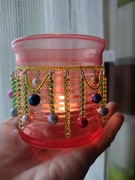 Świecznik na tealighty w świątecznym stylu