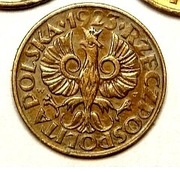 Moneta obiegowa II RP 5gr 1923r 