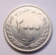 Iran 2000 rial 2010 r. BANK