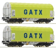Roco 76055 zestaw 2 wagonów plandekowych GATX