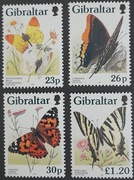 GIBRALTAR** - Mi 793-796 - Motyle - kat.7€.