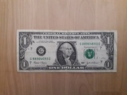 Jeden 1 DOLAR 2003r seria G Chicago - one dollar