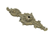 Mosiężny ornament zaplecek kinkietu odlew 194x73mm