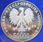 50 000 złotych 1988 r.