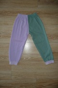 Dwukolorowe spodnie od pidżamy rozm. 116