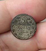 5 Groszy Polskie 1829 r.