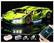 klocki Lamborghini SIAN FKP 37 + led+ sterowanie