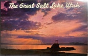 Pocztówka Zachód Słońca Utah USA 