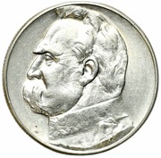 Moneta obiegowa II RP 5zł Józef Piłsudski 1934r