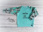 Nowa bluza PaMini Handmade r. 80 Mów mi szefie