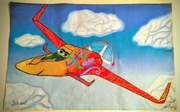 Obraz - Ishani (,,Samoloty") ręcznie malowany