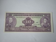 WENEZUELA 10 BOLIVARES 1995