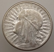 2 złote Głowa Kobiety, 1934, II RP