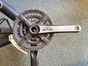 Shimano XTR korby z zębatkami- komplet