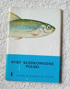 Komplet 9 pocztówek Ryby Słodkowodne Polski. 1972