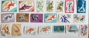 ROSJA olimpiada CCCP !!! 20 znaczków pocztowych 