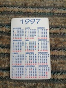 Kalendarzyk listkowy 1997