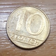 Moneta Polska 10 zł 1989 r  