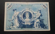 Stary banknot Niemcy 100 marek 1908 rok