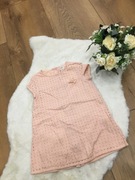 Śliczna tunika sukienka Zara 98 brzoskwiniowa