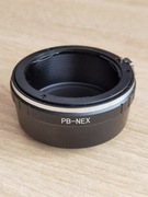 adapter obiektywu Praktica PB na NEX Sony E