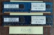 DDR2 2x 1GB NT1GT64U8HB0BY-25D PC2