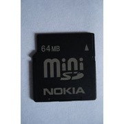 Karta Pamięci NOKIA  MINI SD 64 MB Używana 