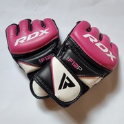Rękawice treningowe RDX różowe MMA 
