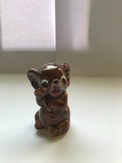 Figurka PRL retro vintage cepelia szklana ceramicz