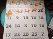 Kalendarz adwentowy z mydełkami 