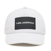 Czarna czapka z daszkiem Karl Lagerfeld kids